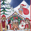 Pipsqueak Productions Mix Dog With Cat Holiday Boxed Cards
