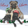 Pipsqueak Productions Holiday Boxed Cards- Pug