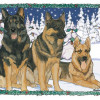 Pipsqueak Productions Holiday Boxed Cards- German Shepherd