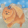 Pipsqueak Productions Holiday Boxed Cards- Pomeranian
