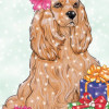 Pipsqueak Productions Holiday Boxed Cards- Cocker Spaniel American Buff