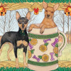 Pipsqueak Productions Holiday Boxed Cards- Miniature Pincher