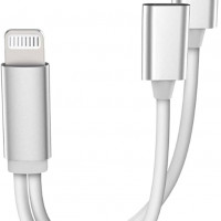 Accortec APAUXCHAR-LI-ACC 2 IN 1 LIGHTNING AUDIO