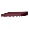 IDM Worldwide Traditional Door Canopy Burgundy 8 ft.