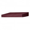IDM Worldwide Classic Door Canopy in Burgundy 8 ft.