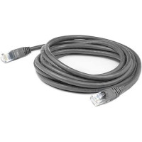 Addon ADD-35FSLCAT6-GY ADDON 35FT GRAY CAT 6 SLIM PVC ETHERNET CABLE SNAGLESS CLEAR-CLAW RJ-45 M/M