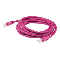 Addon ADD-10FCAT5E-PK ADDON 10FT PINK CAT5E UTP PVC SNAGLESS BUBBLE BOOT COPPER PATCH CABLE