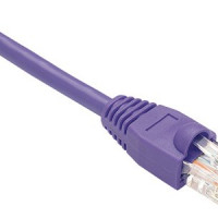 UNC Group PC6-03F-PUR-SH-S UNC CAT6 PATCH CABLE, 03 FT PURPLE WITH SHIELDED AND BOOTED. HIGH-PERFORMANCE CA