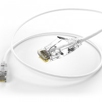 UNC Group PC6-03F-WHT-S UNC CAT6 PATCH CABLE, 03 FT WHITE WITH BOOTED. HIGH-PERFORMANCE CAT6 ETHERNET CA