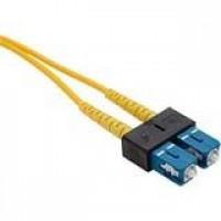 UNC Group FJ9LCST-15M 15 METER LC-ST SINGLEMODE FIBER OPTIC CABLE, YELLOW, OFNR, 9/125 FIBER, SINGLE-M