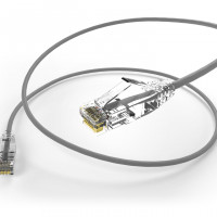UNC Group PC6-25F-GRY UNC CAT6 PATCH CABLE, 25 FT GRAY. HIGH-PERFORMANCE CAT6 ETHERNET CABLE DESIGNED