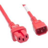 UNC Group PWCD-C14C15-15A-10F-RED POWER CORD C14 TO C15 15AMP RED, 10FT