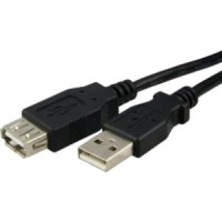 UNC Group USB-AA-06F USB 2.0 CABLE A MALE TO A MALE 6 FEET BLACK