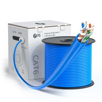 UNC Group BC6-1000F-BLU-PL BULK CAT6 CABLE PLENUM UTP BLUE 1000FT