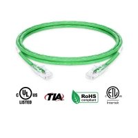 UNC Group PC5E-08F-GRN-S UNC GROUP 8FT CAT5E SNAGLESS UNSHIELDED (UTP) ETHERNET NETWORK PATCH CABLE GREEN