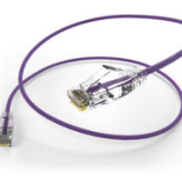 UNC Group PC6A-04F-PUR-S 4FT PURPLE CAT6A 10 GIG PATCH CABLE