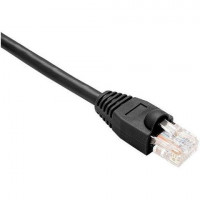 UNC Group PC5E-75F-BLK-SH-S 75FT BLACK CAT5E SHIELDED PATCH CABLE, F/UTP, SNAGLESS