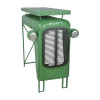 Esschert Design USA Metal Industrial Heritage Tractor Table Green