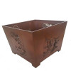 Esschert Design USA Fisherman Fire Basket Rust Metal