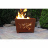 Esschert Design USA Eagle Fire Basket Rust Metal