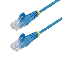 Startech N6PAT2BLS SLIM CAT6 CABLE BLUE LSZH SLIM SNAGLESS RJ45 UTP PATCH CABLE
