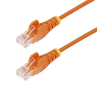 Startech N6PAT4ORS SLIM CAT6 CABLE ORANGE LSZH SLIM SNAGLESS RJ45 UTP PATCH CABLE