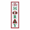 Metal Be Merry Sentiment Sign 30"H