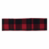 Red and Black Plaid Wired Ribbon (Set of 2)