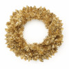Metallic Pine Tinsel Wreath 24