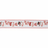 Glittered Snowman Wired Ribbon (Set of 2)