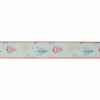 Christmas Tree Print Wired Ribbon (Set of 2)