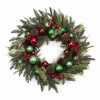 Mixed Pine Ornament and Pincone Wreath 28