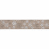 Snowflake Print Wired Ribbon 2.5