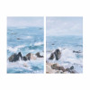 Sea Scape Canvas Wall Art (Set of 2)