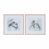 Framed Bird Couple Wall Print (Set of 2)