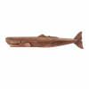 Pine Wood Whale Wall Accent 34