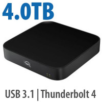 OWC INC OWCT4MS9H02N02 4.0TB (2.0TB HDD + 2.0TB NVME) OWC MINISTACK STX STACKABLE STORAGE AND THUNDERBO
