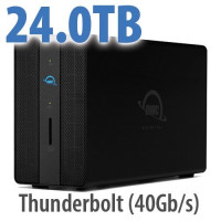 OWC INC OWCTB3GMA6X24 24.0TB OWC GEMINI ULTRA X6 - THUNDERBOLT (USB-C) DOCK AND DUAL-DRIVE SSD RAID EX