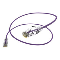UNC Group CS6A-04F-PUR CLEARFIT SLIM 28AWG CAT6A PURPLE 4FT