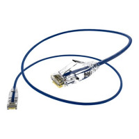 UNC Group CS6A-09F-BLU CLEARFIT SLIM 28AWG CAT6A CABLE BLUE 9FT