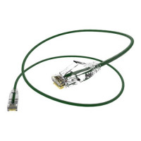 UNC Group CS6A-10F-GRN CLEARFIT SLIM 28AWG CAT6A GREEN 10FT