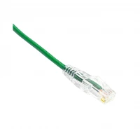 UNC Group CS6A-14F-GRN CLEARFIT SLIM 28AWG CAT6A GREEN 14FT