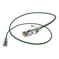 UNC Group CS6A-15F-GRN CLEARFIT SLIM 28AWG CAT6A GREEN 15FT