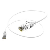 UNC Group CS6A-15F-WHT CLEARFIT SLIM 28AWG CAT6A WHITE 15FT