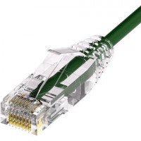 UNC Group CS6A-20F-GRN UNC CAT6A SLIM PATCH CABLE 20 FT GREEN