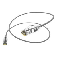 UNC Group CS6A-20F-GRY CLEARFIT SLIM 28AWG CAT6A CABLE 20FT