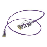 UNC Group CS6A-20F-PUR UNC CAT6A SLIM PATCH CABLE 20 FT PURPLE