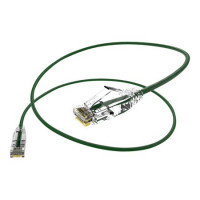 UNC Group CS6A-25F-GRN CLEARFIT SLIM 28AWG CAT6A GREEN 25FT