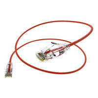UNC Group CS6A-25F-RED CLEARFIT SLIM 28AWG CAT6A CABLE RED 25FT