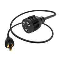 UNC Group PWCD-L530PL530R-30A-06F-BLK POWER CORD L5-30P TO L5-30R BLACK 6FT